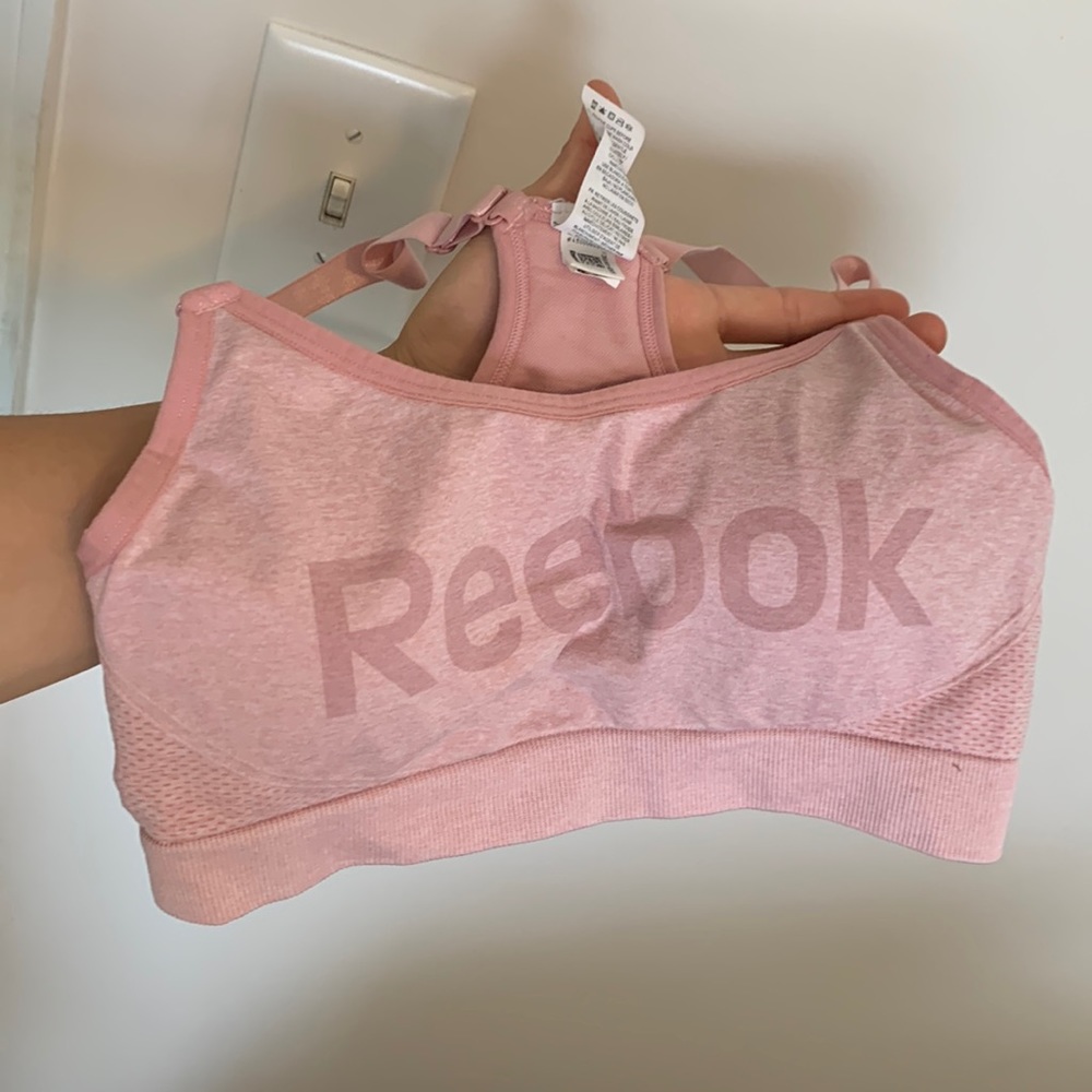 Reebok workout bra pink
